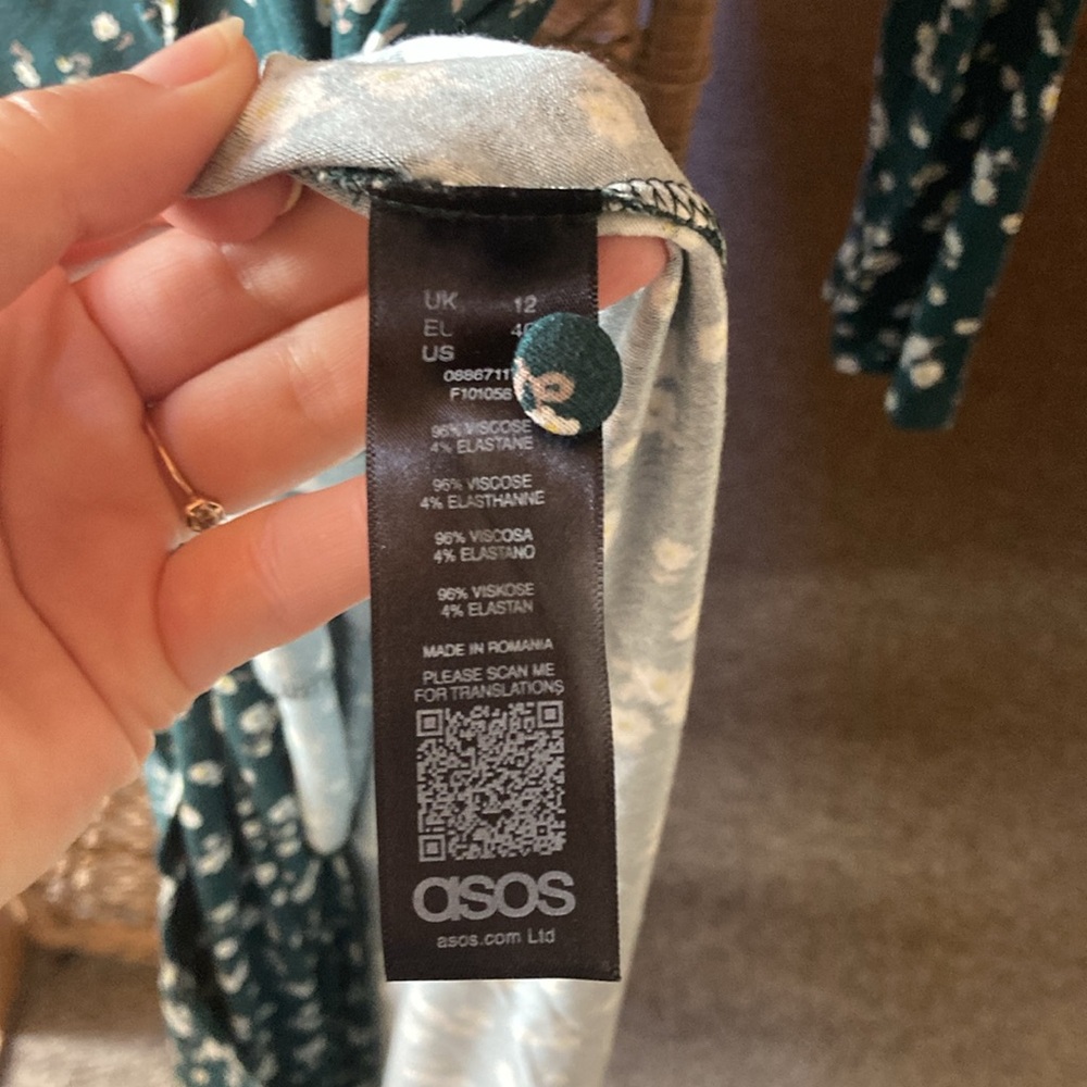 ASOS maxi dress- green floral - Picture 7 of 7